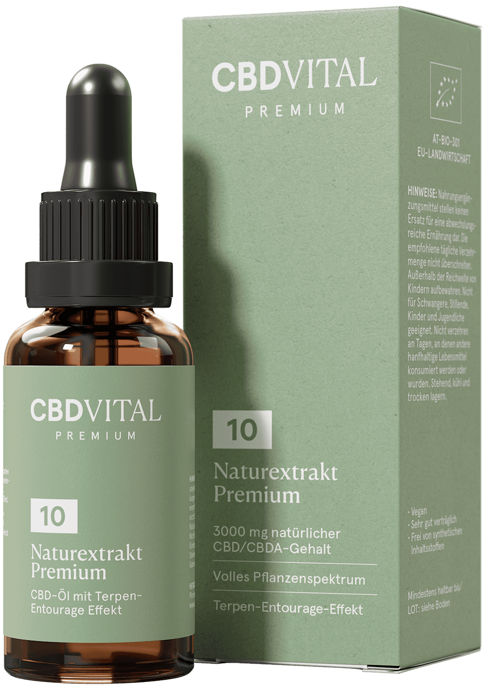 CBD Vital Naturextrakt  Öl 10%