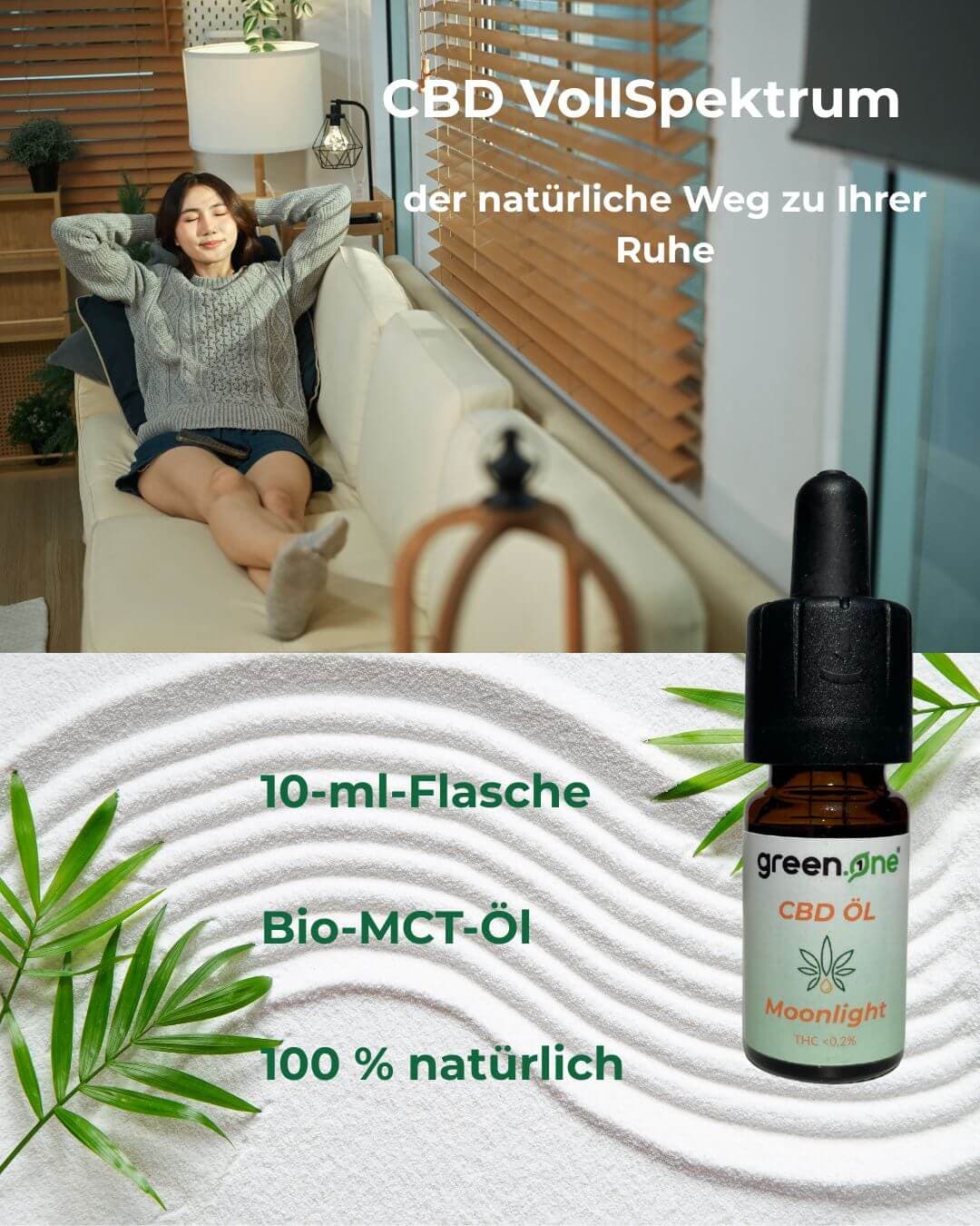 Moonlight CBD sleep oil with melatonin