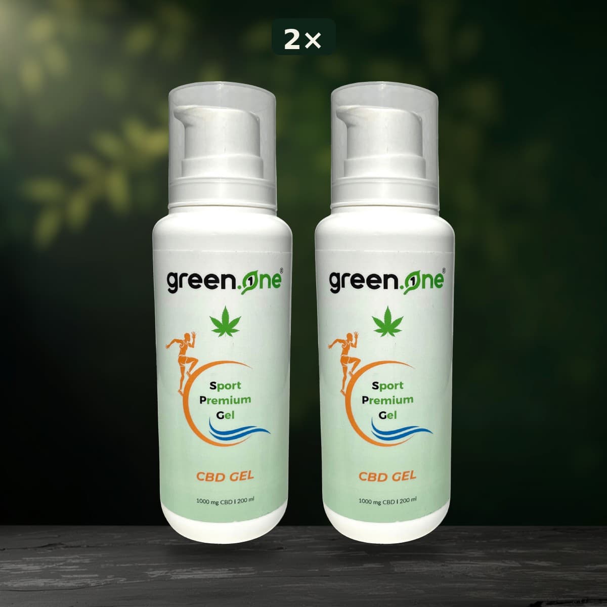 2× Sport Gel — dos envases, siempre uno a mano