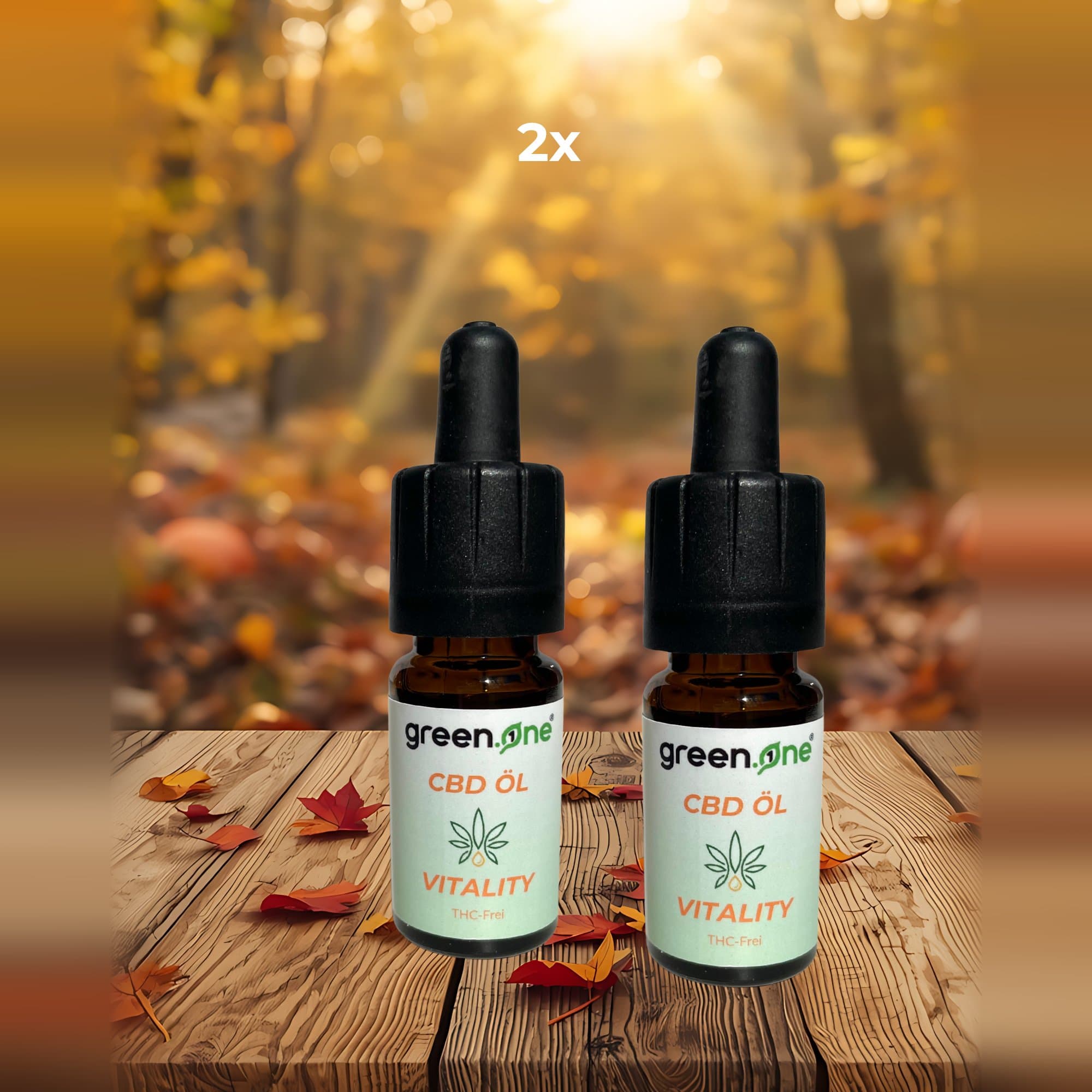2× Vitality — две бутылочки, спокойно пополнить запас