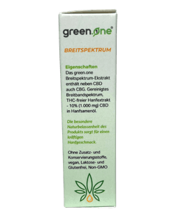 green.one Breitspektrum CBD Öl 10%