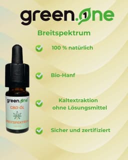 green.one Breitspektrum CBD Öl 10%
