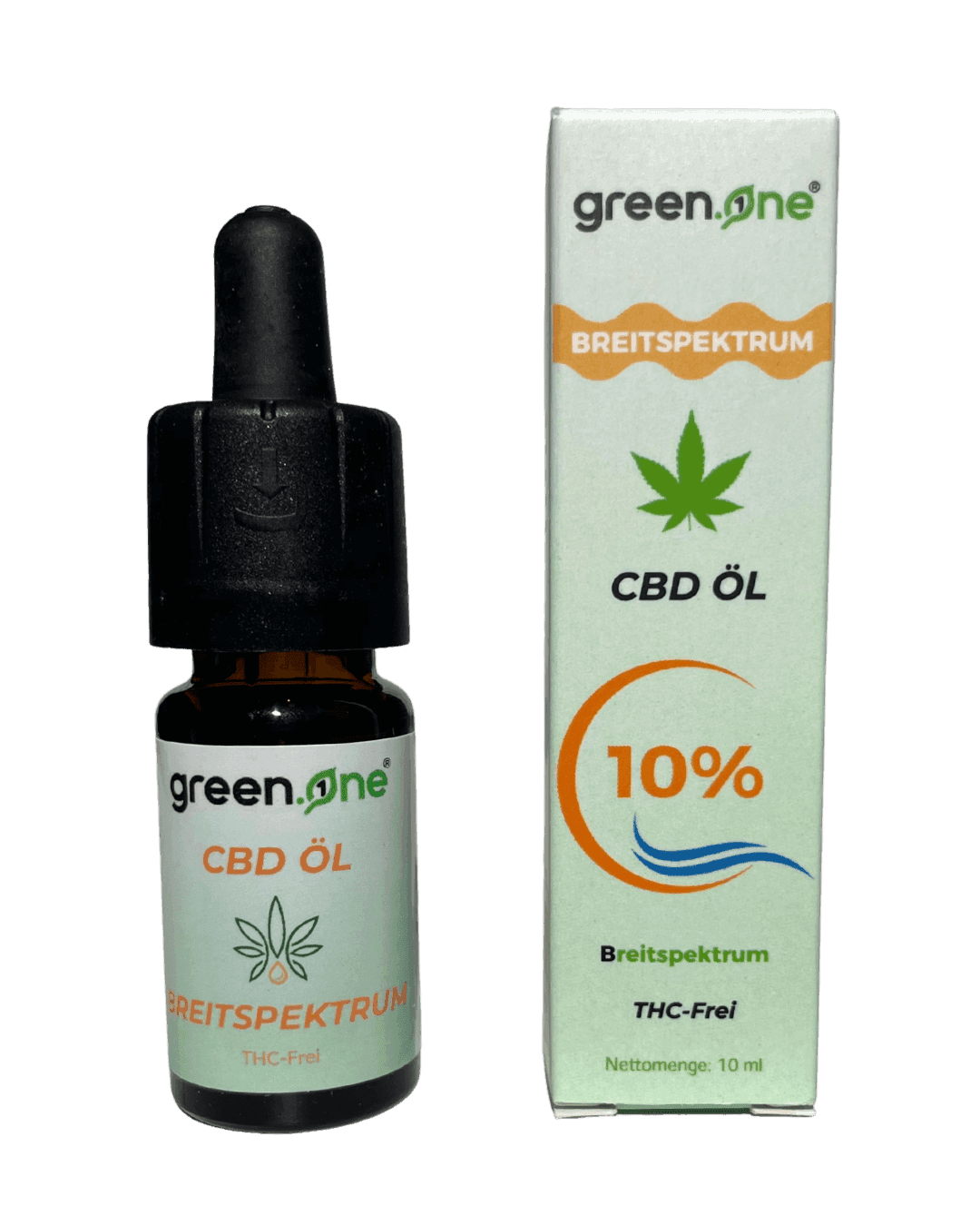 Broad-spectrum THC-free CBD oil 10%