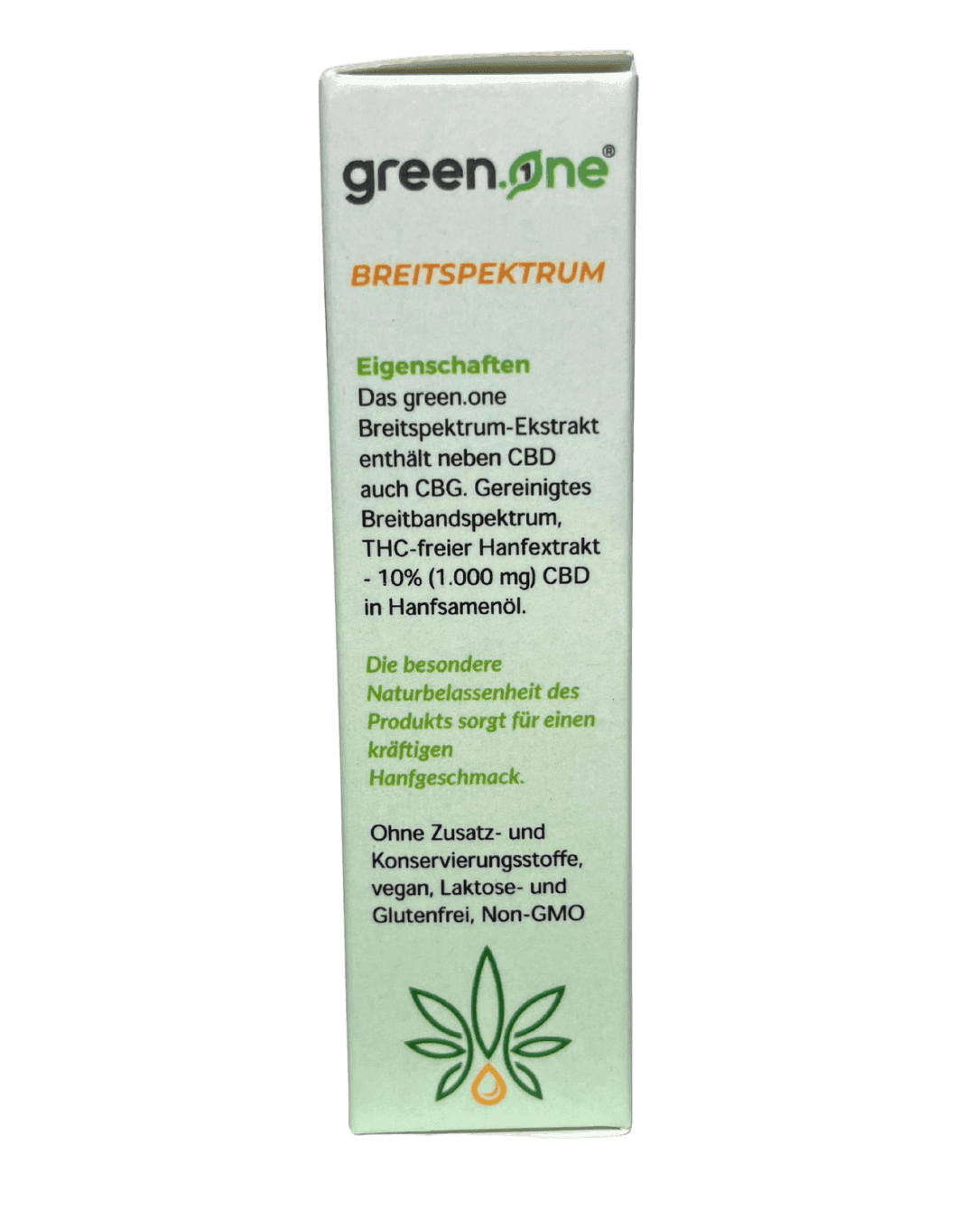 Broad-spectrum THC-free CBD oil 10%