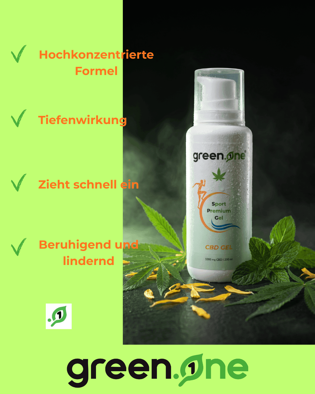 CBD sport gel 1000mg cooling care