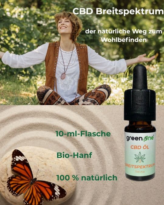Broad-spectrum THC-free CBD oil 10%