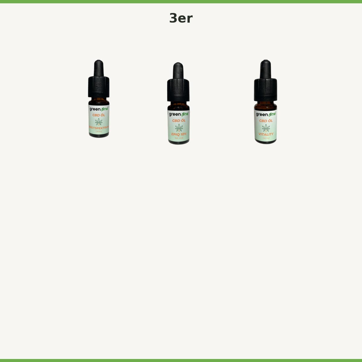 Set 3 huiles — trois variétés