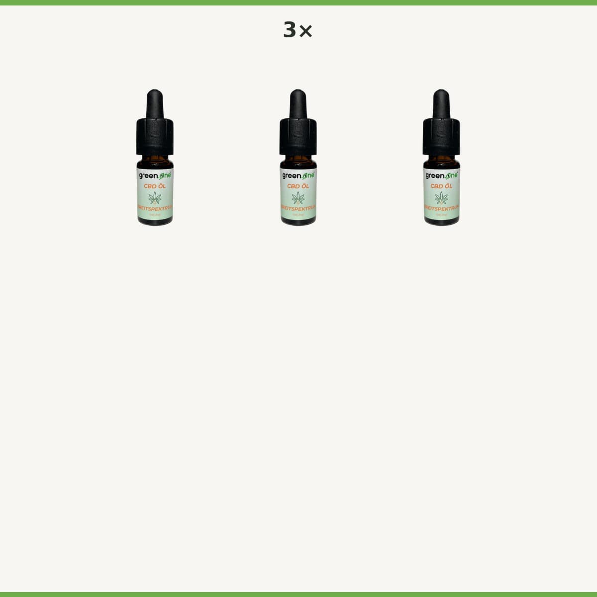 3× Breitspektrum — trois flacons, un prix