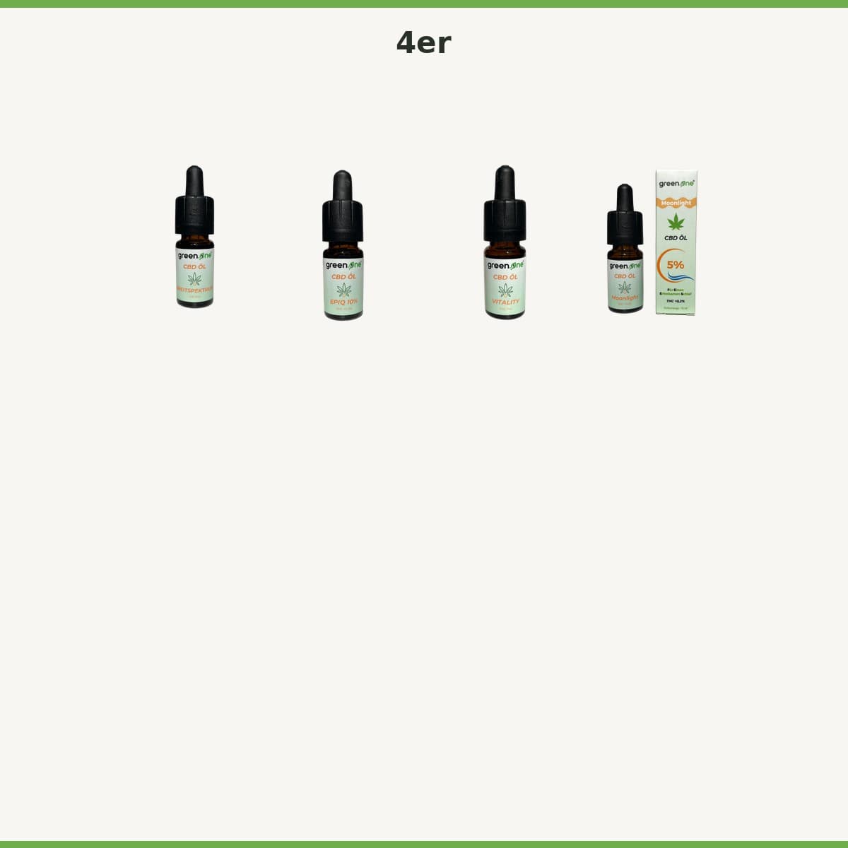 Set 4 huiles — quatre variétés