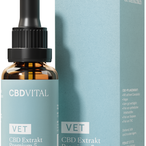 Vet CBD Öl 5% Haustiere Extrakt Premium