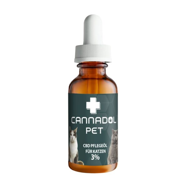 Cannadol CBD Oil Pet Cat 3% - Image 2