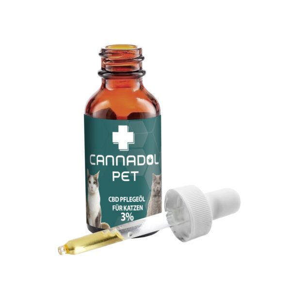 Cannadol CBD Oil Pet Cat 3% - Image 3