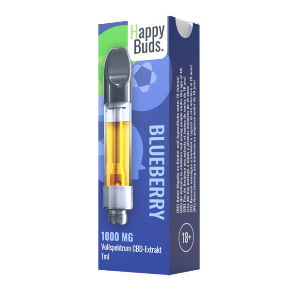 Happy Buds CBD Extract Cartridges - Blueberry